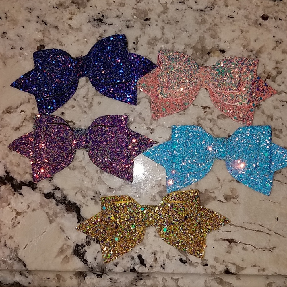 Glitter Hair Bow